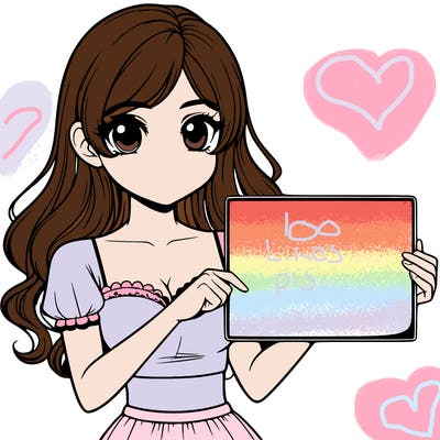 realistic pretty girl holding blank sign