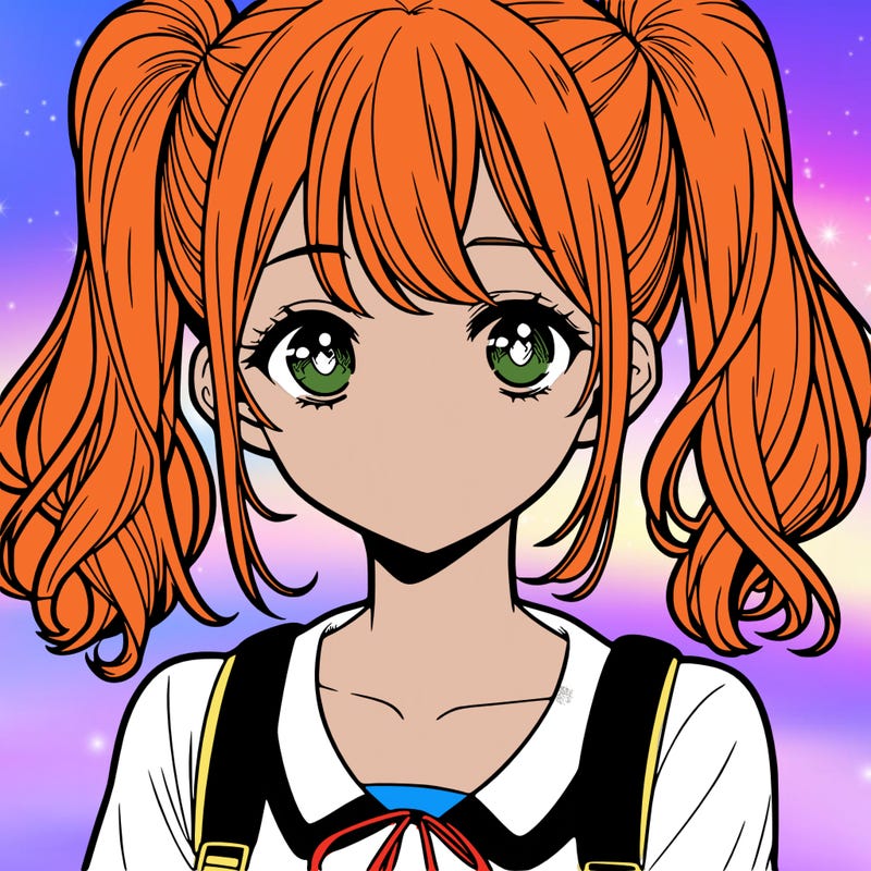 one teen manga girl