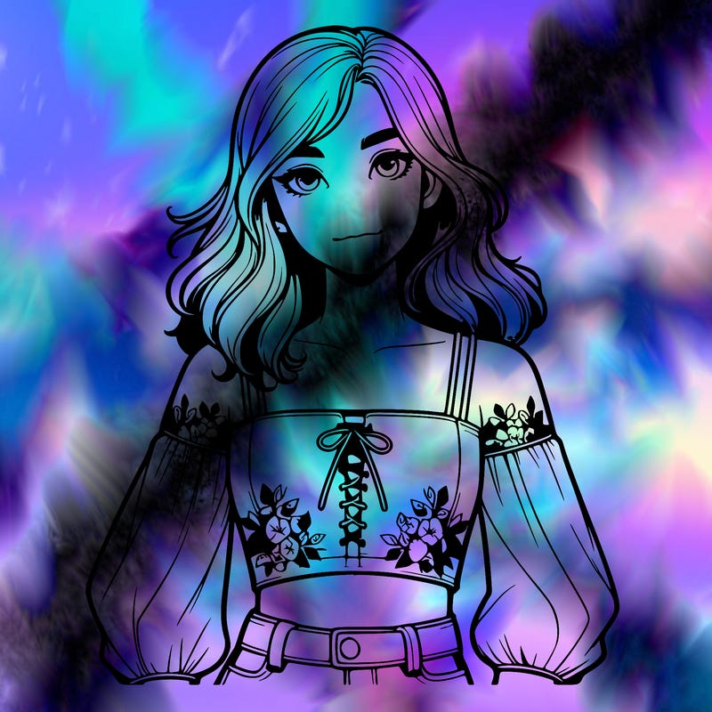 realistic girl with crop top