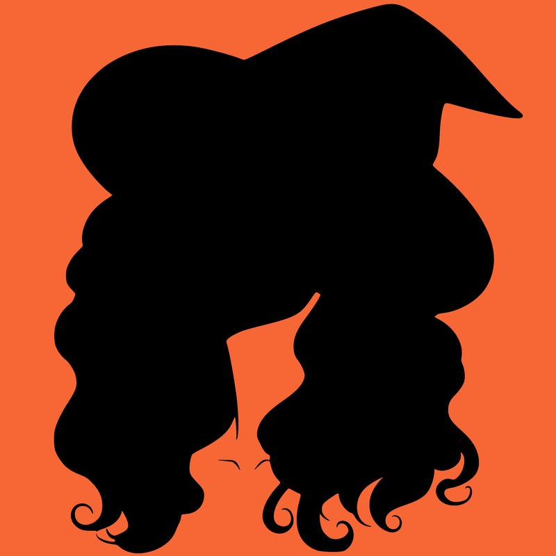 realistic witch girl with wavy hair and lips