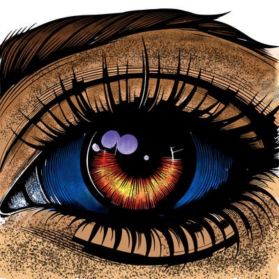 realistic eye