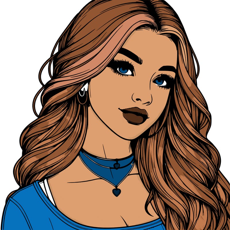 detailed realistic girl