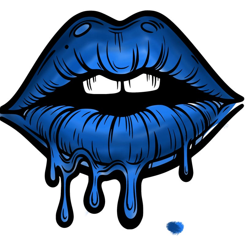 lips that look realistic and drip