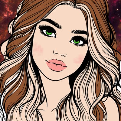 beautiful realistic girl