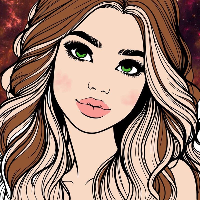 beautiful realistic girl