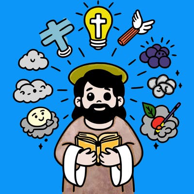 simple christian motivational coloring page