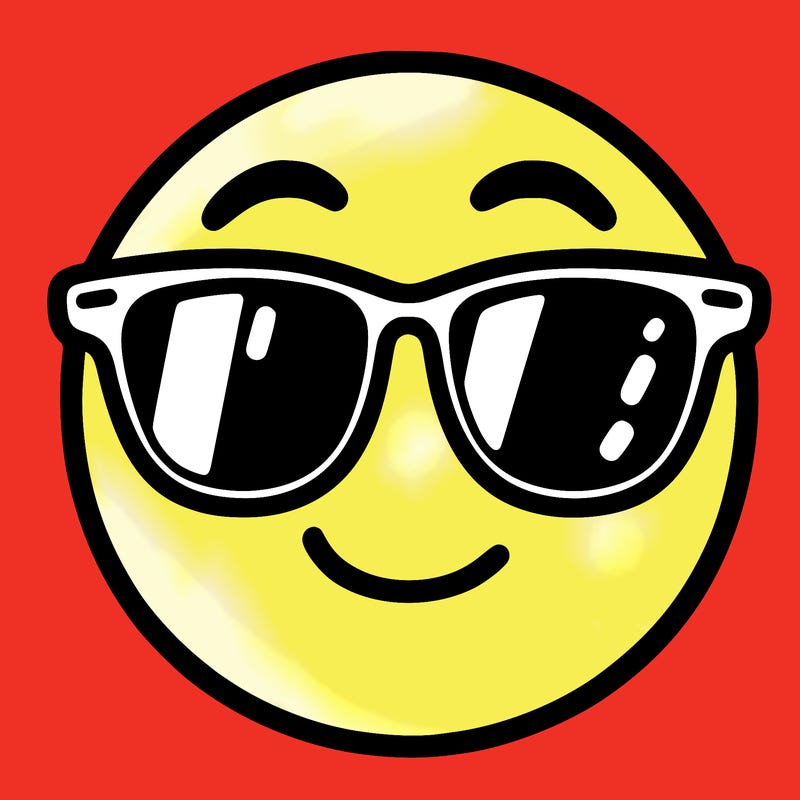 emoji with sunglasses