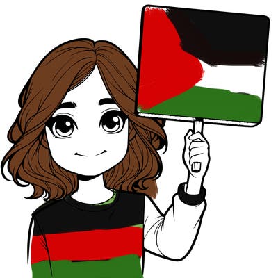 realistic girl holding up a sign