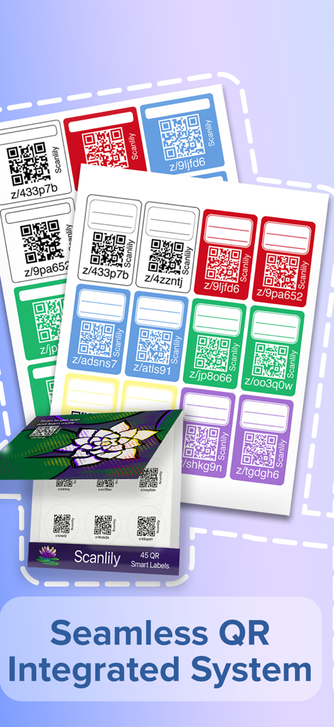 Scanlily: Organize with AI - Scanlily QR smart labels for integrated inventory system