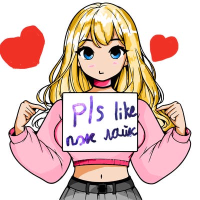 girl holding a blank sign in a long sleeve crop top