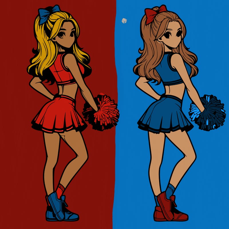 realistic cheerleader