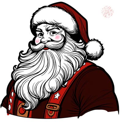 realistic santa