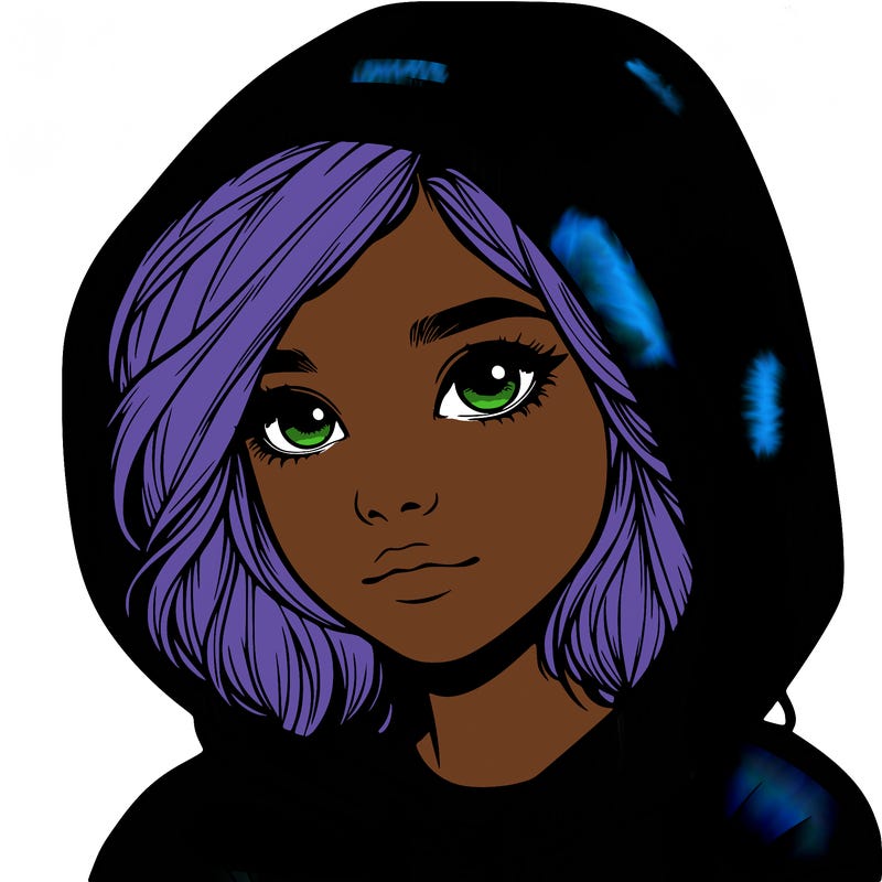 realistic girl with hoodie