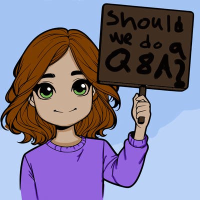 realistic girl holding up a sign