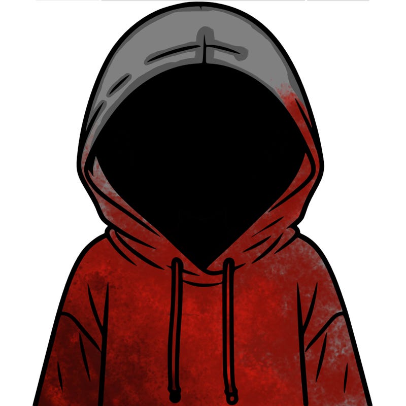 faceless girl in hoodie