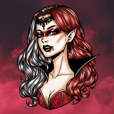 realistic vampire queen