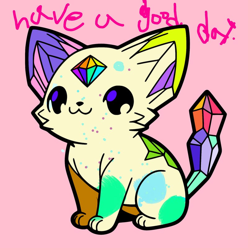 crystal kitten
