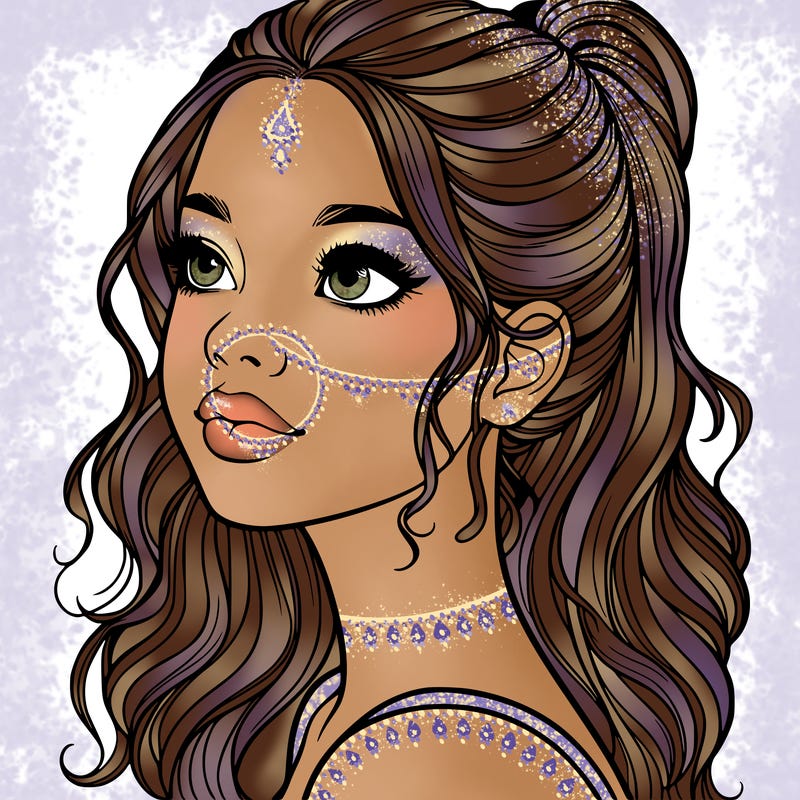 beautiful realistic girl