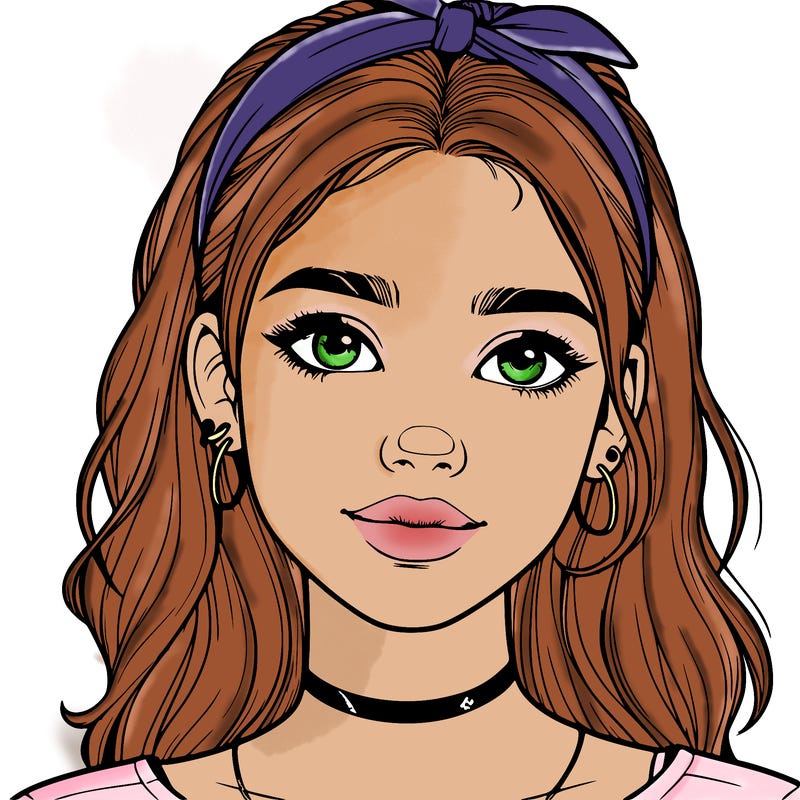 realistic teenage girl