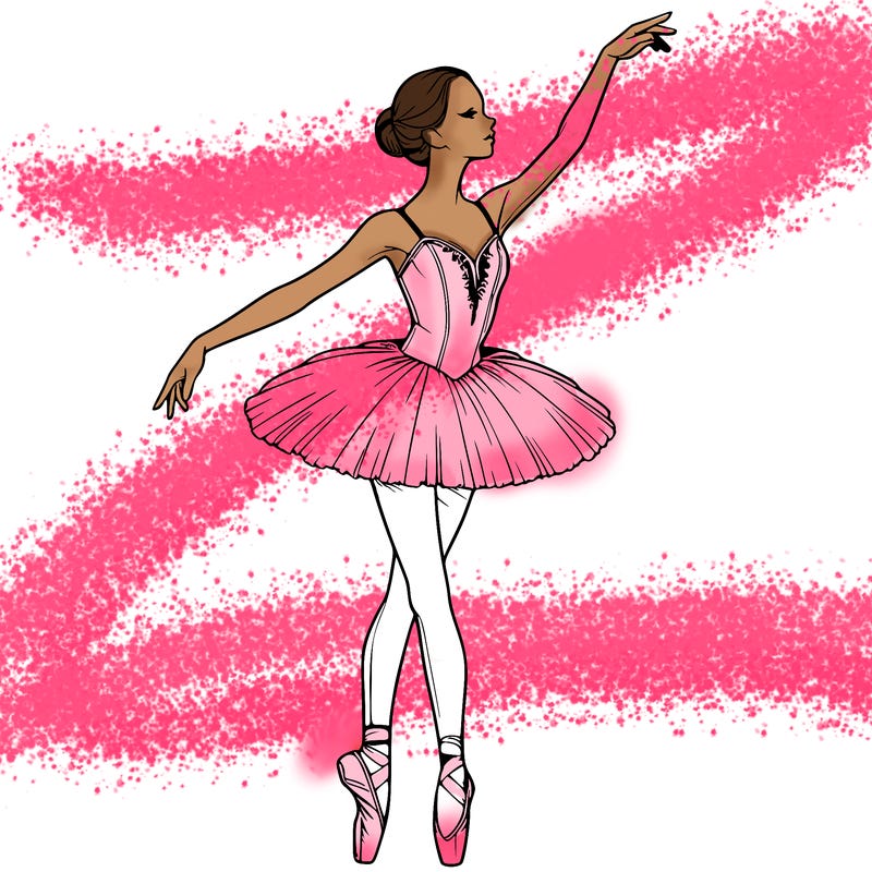 realistic ballerina