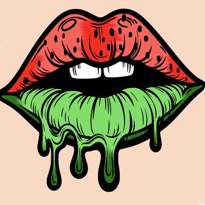 lips that look realistic and drip