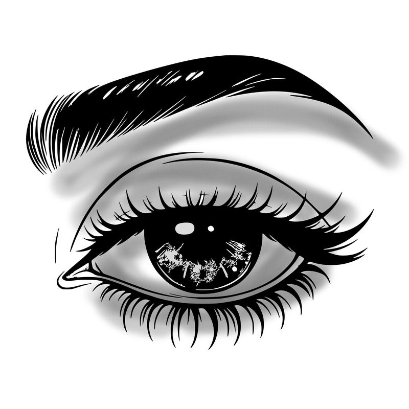 eye closed realistic