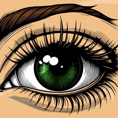 realistic eye