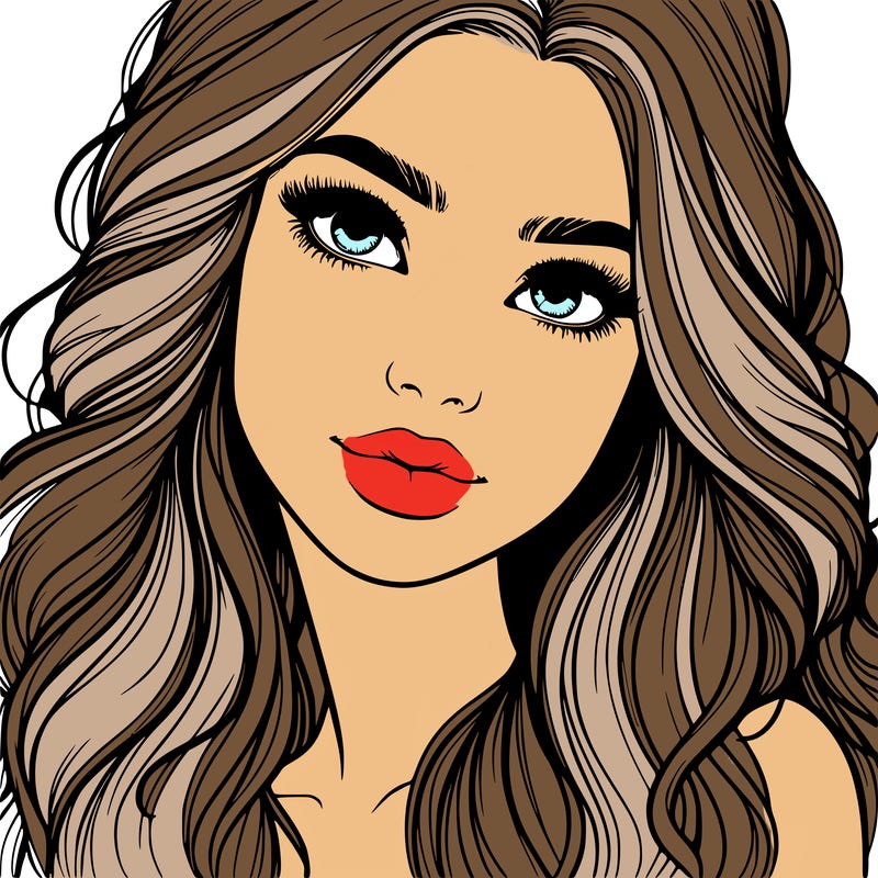 beautiful realistic girl