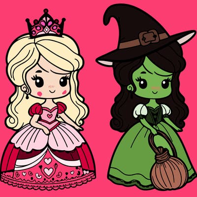 princess as a witch