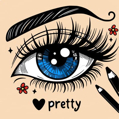 pretty eye