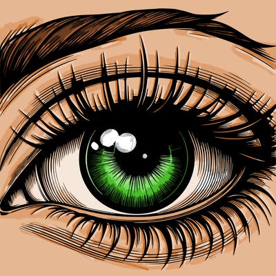 realistic eye