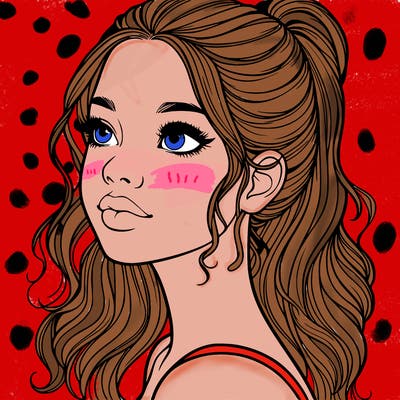 beautiful realistic girl