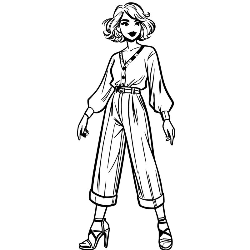 a full body of a woman realistic