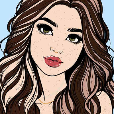 beautiful realistic girl