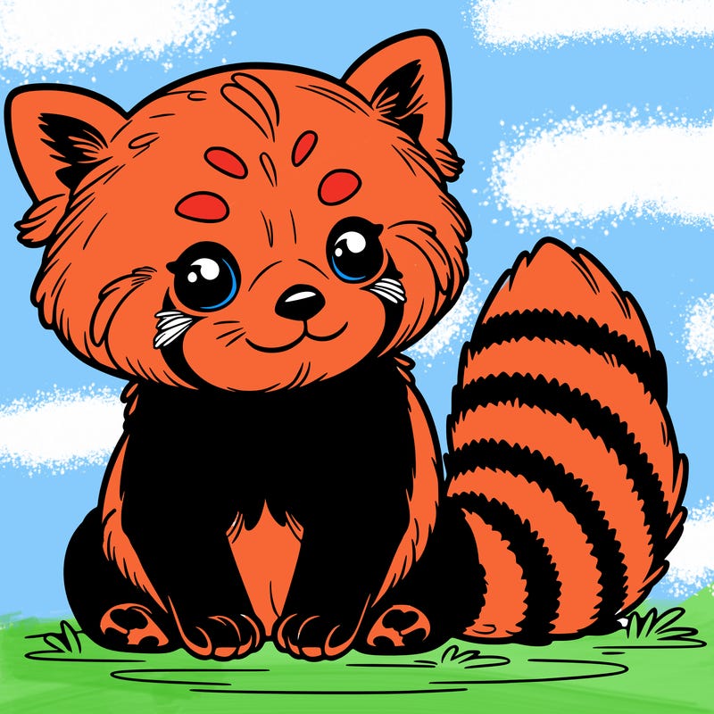red panda