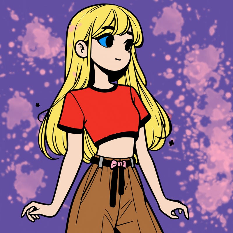 girl in a cute crop top