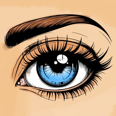 realistic eye