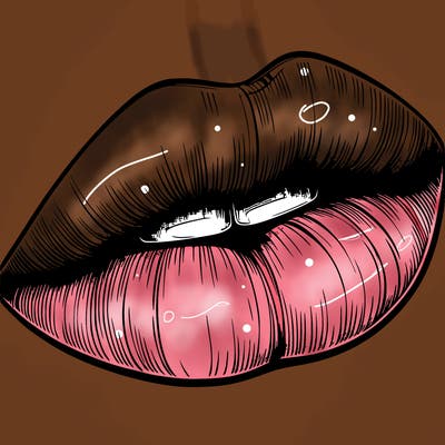 realistic lips