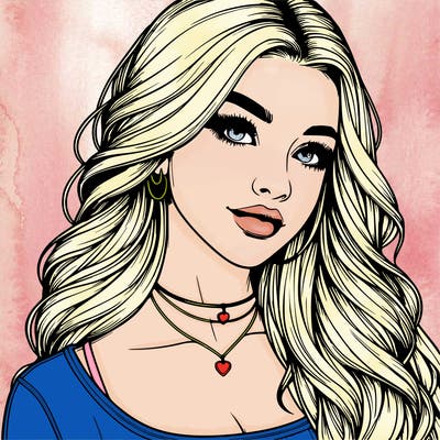 detailed realistic girl