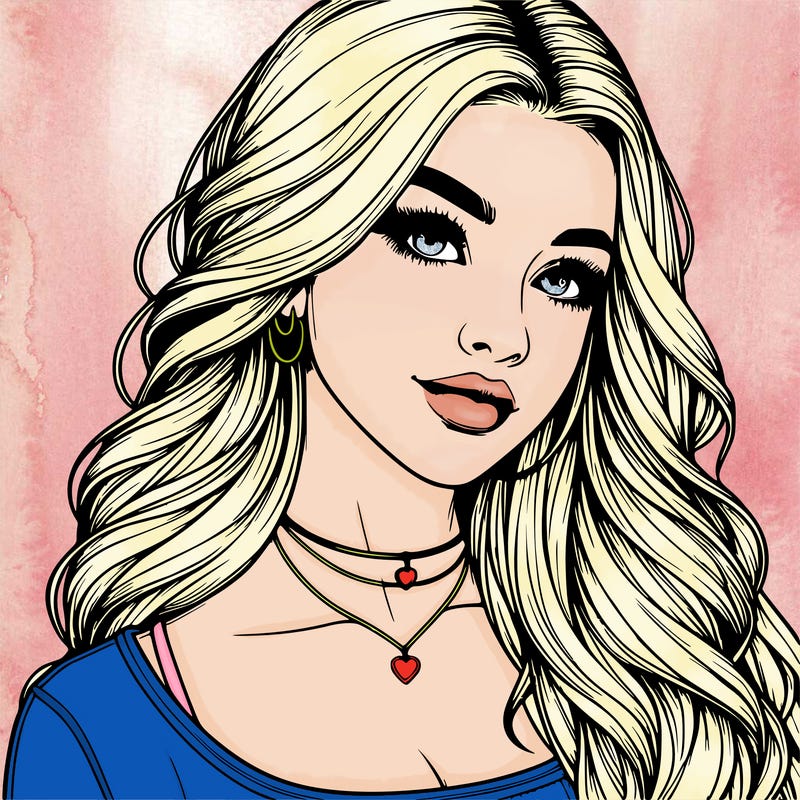 detailed realistic girl