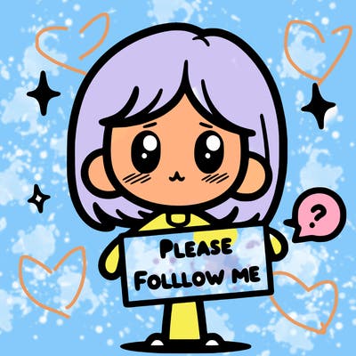 please follow me