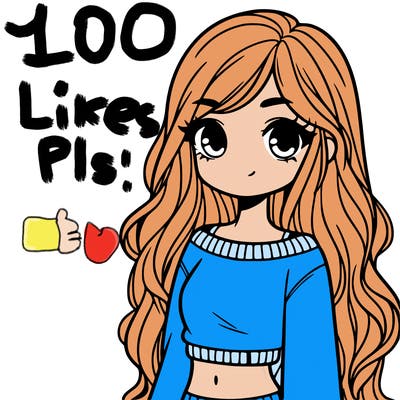 girl with long hair and a crop top with a sweater