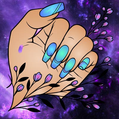 nails with french tip