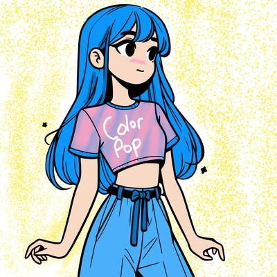 girl in a cute crop top