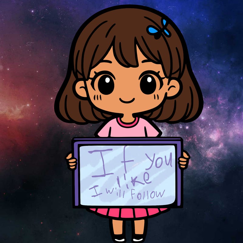 girl holding sign