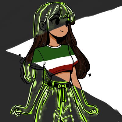 girl in a cute crop top