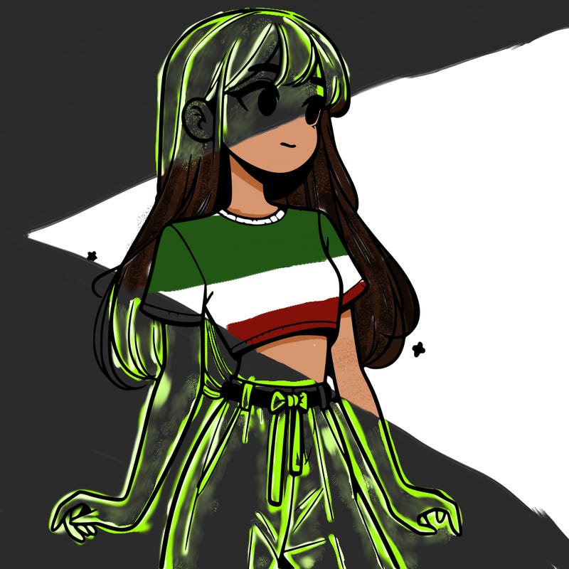 girl in a cute crop top