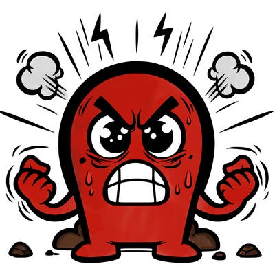 cartoon anger
