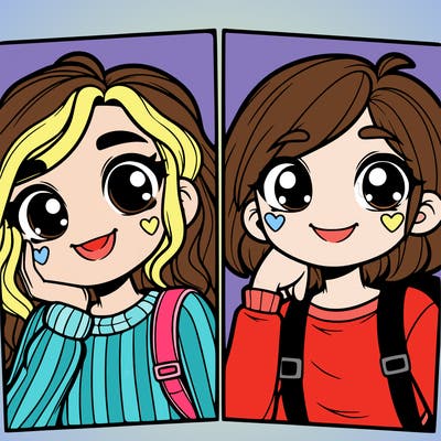 pics of two best friends