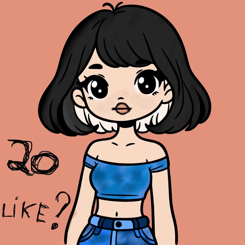 girl in a cute crop top